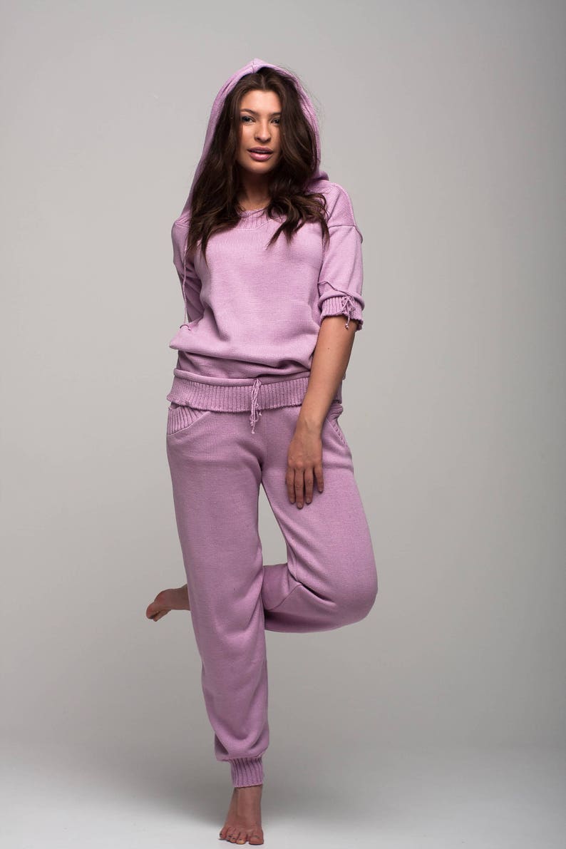 Sport Pink Costume Knit Oversize Costume Knit Loose Pocket Etsy