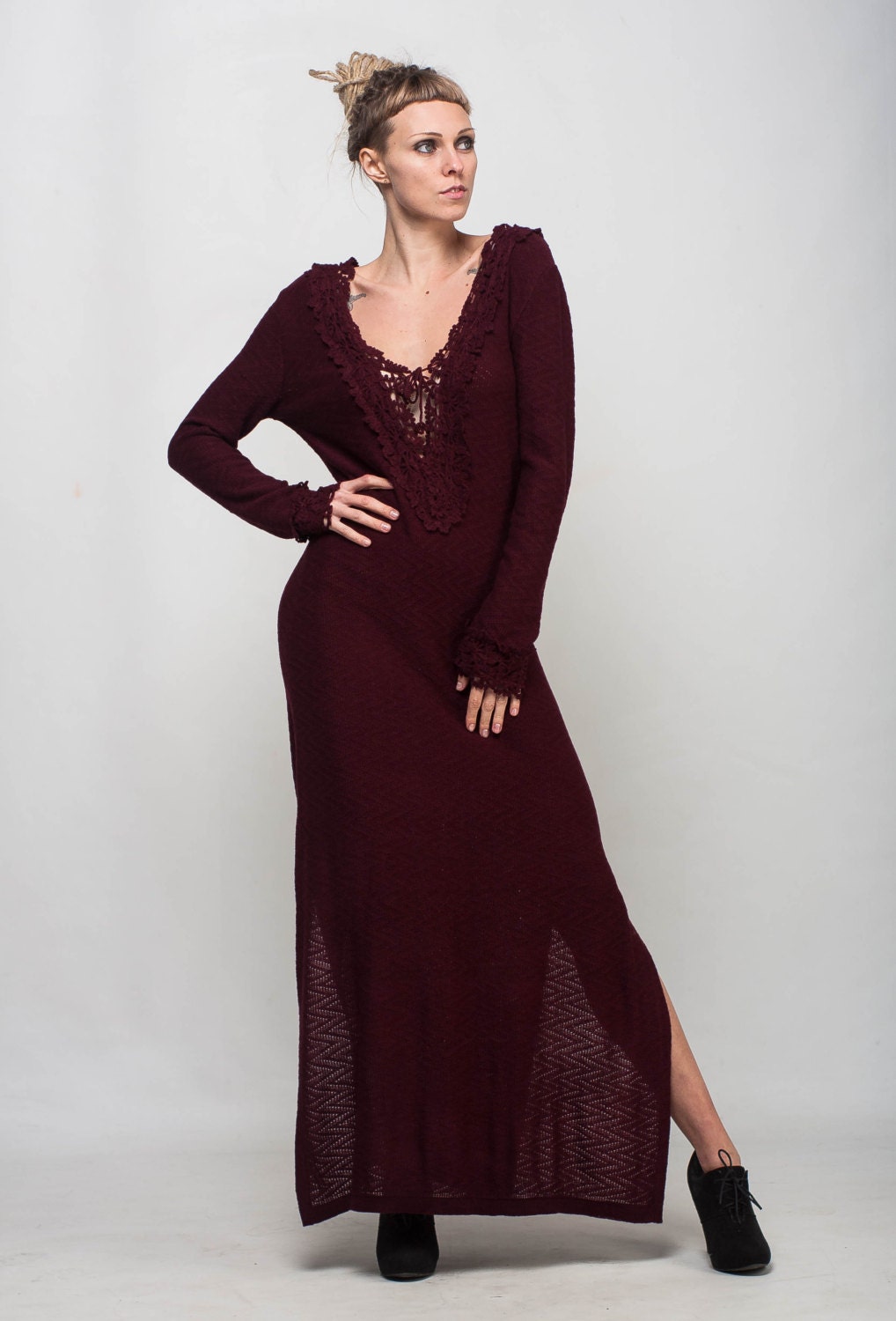 Marsala Formal Dress - Etsy