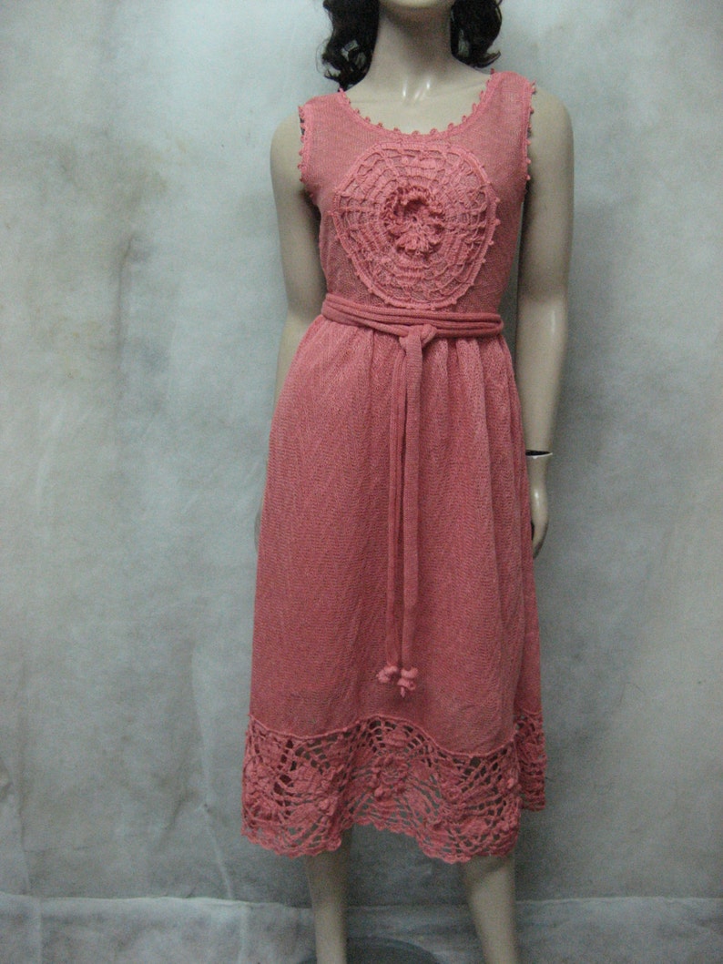 Crosa - Bohemian Crochet Feather Sundress main image 0