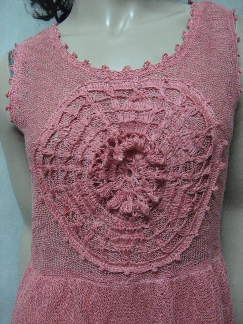 SKIRT CROCHET Coral