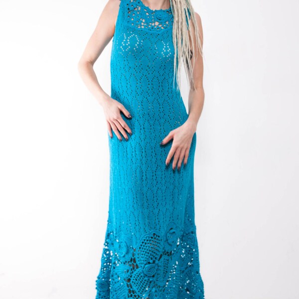 Turquoise Dress Etsy