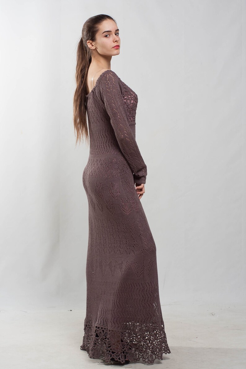 Mocha Mesh Ruched Off Shoulder Fitted Dress