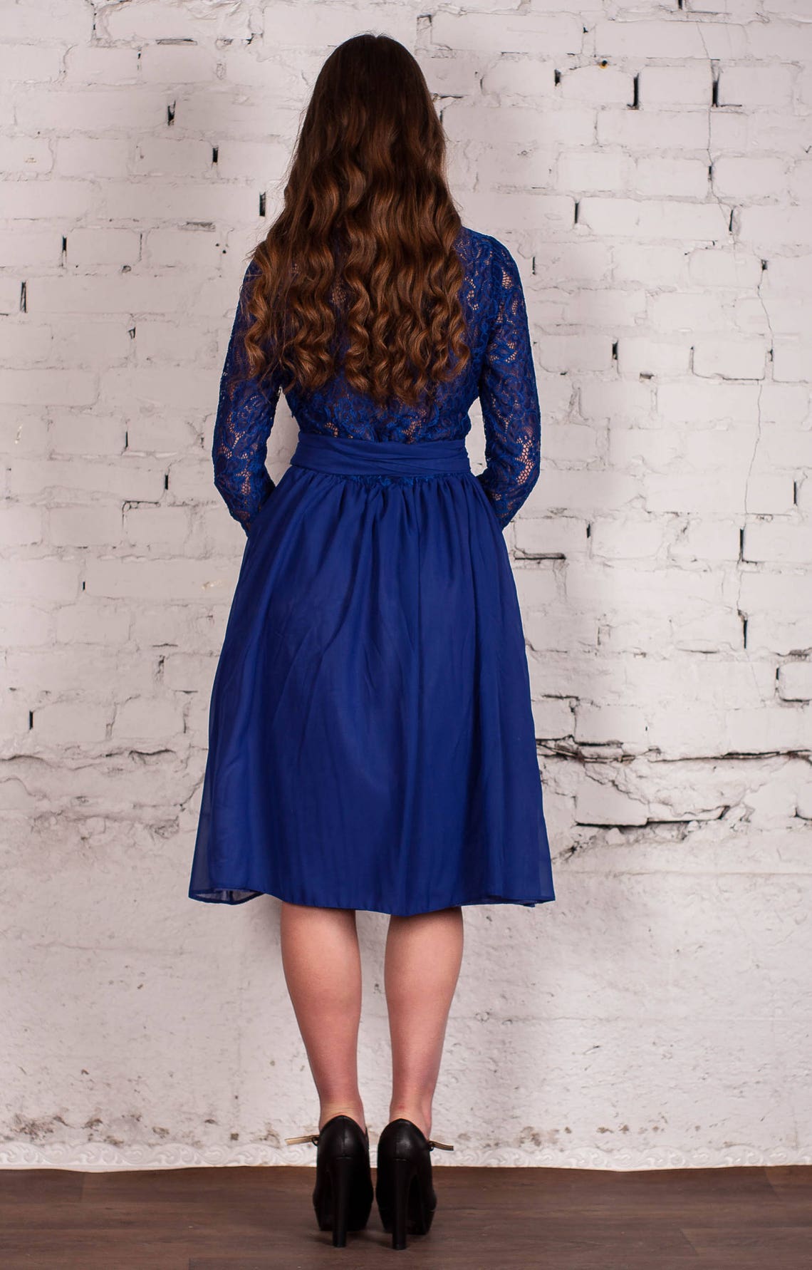 cobalt david's bridal