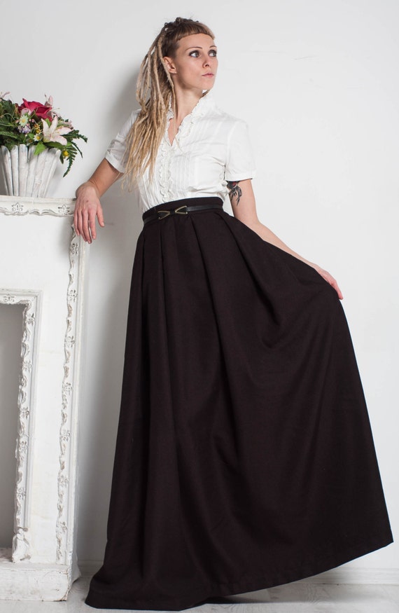 Formal Black Maxi Skirt | vlr.eng.br