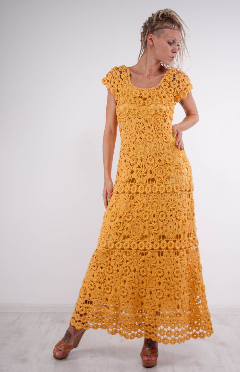Crochet Maxi Dress