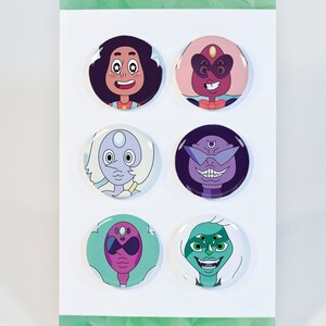 Steven Universe Fusions Pin/Magnet Set image 1