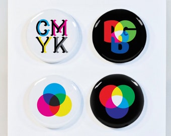 Artist's Color Modes Pin/Magnet Set