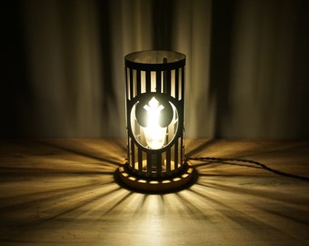 Star Wars lamp, handmade table lamp, bedside table lamp, edison lamp, steampunk lamp, unique lamp, desk lamp, led lamp, industrial lamp