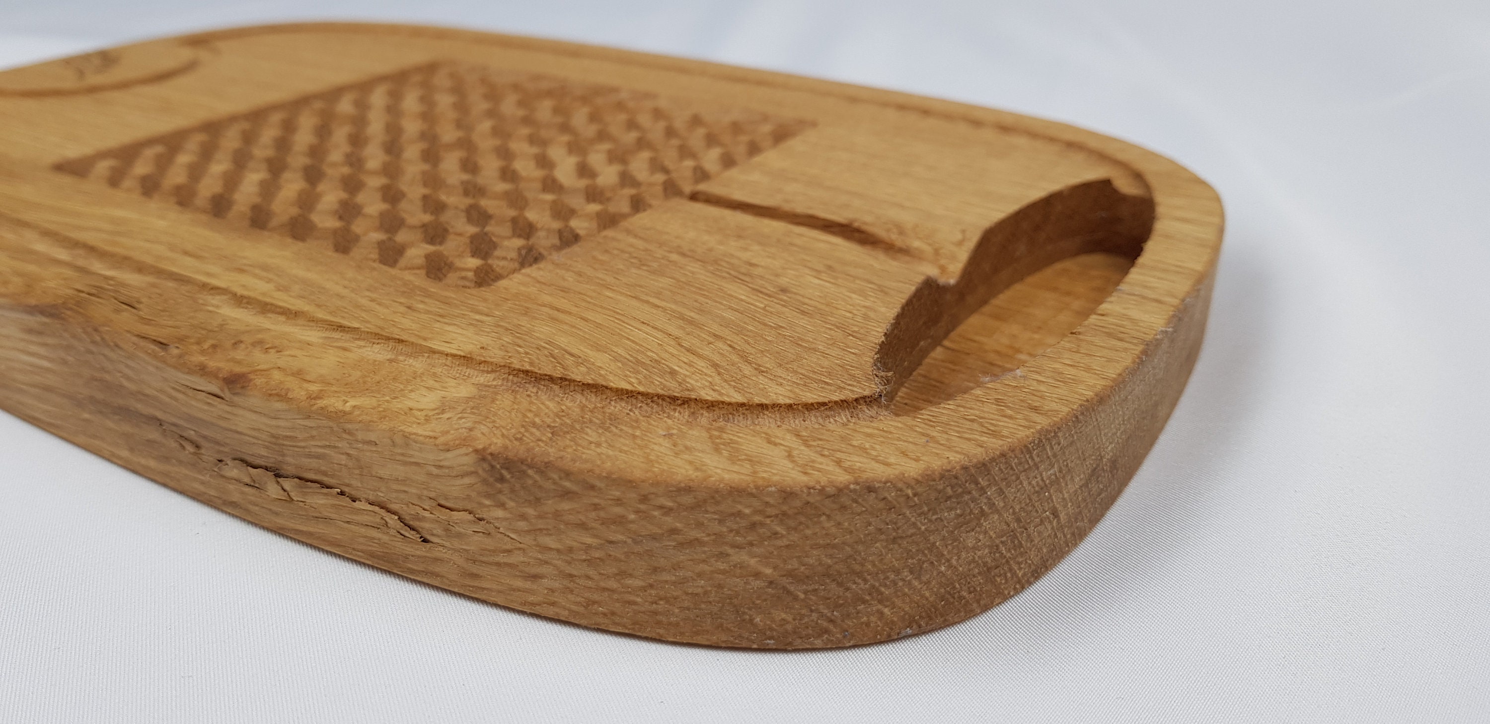 Small Solid Oak Rustic Meat Chopping Carving Board Etsy UK