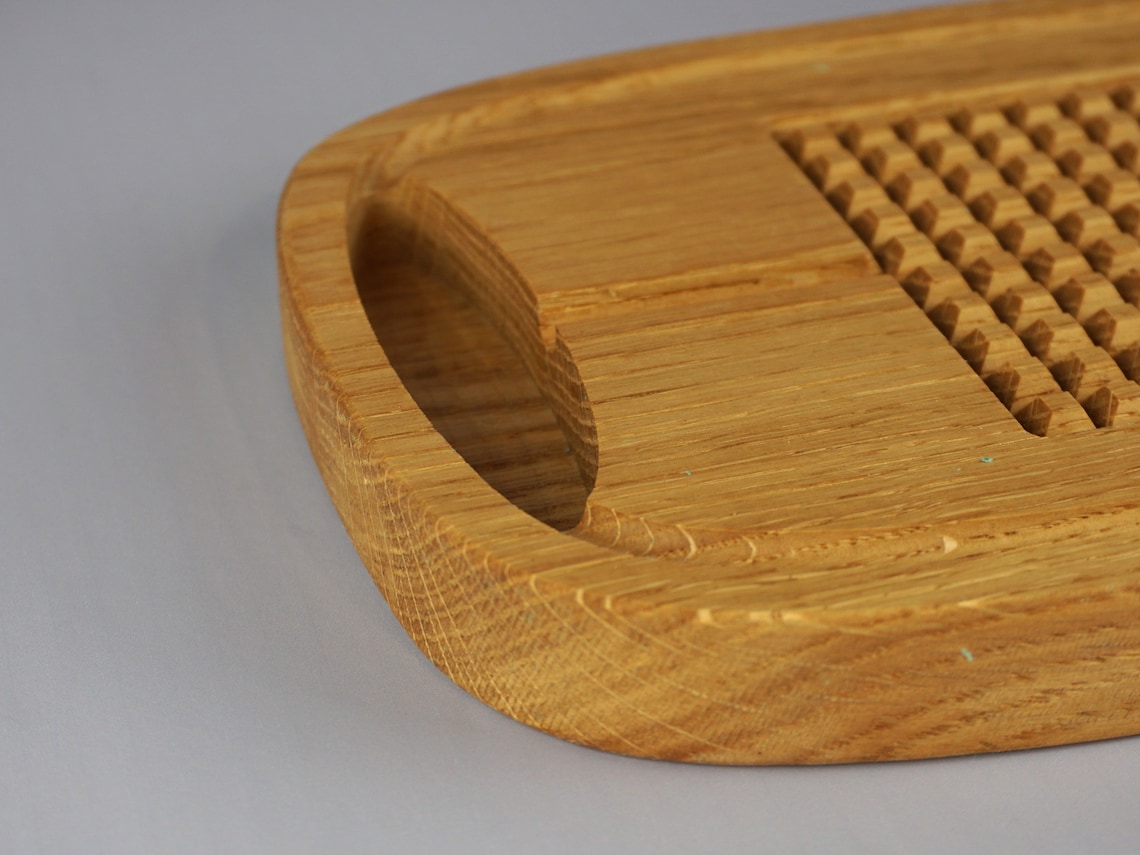 Small Meat Cutting Board, Carving Board, Oak Cutting Board, Large