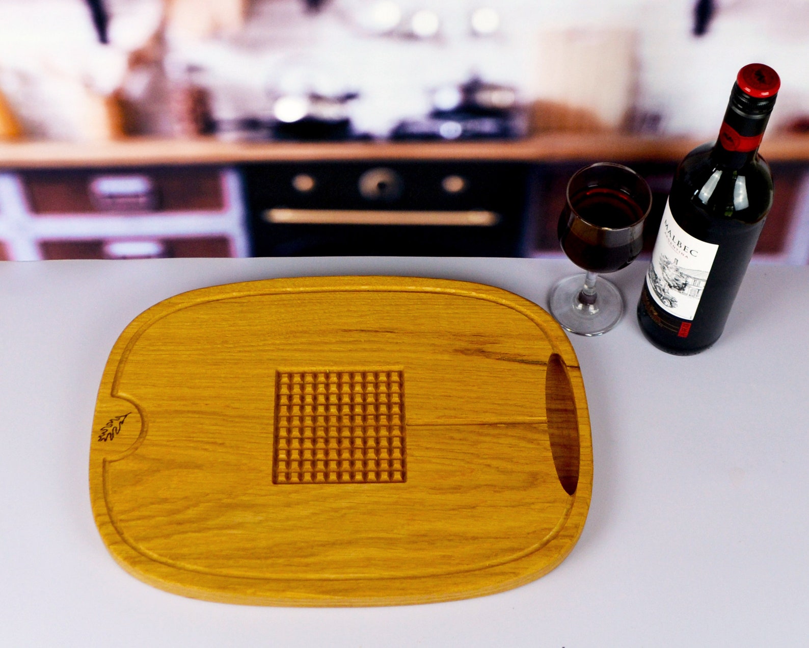 Large Meat Carving Board Cutting Boardserving Board Rustic Etsy