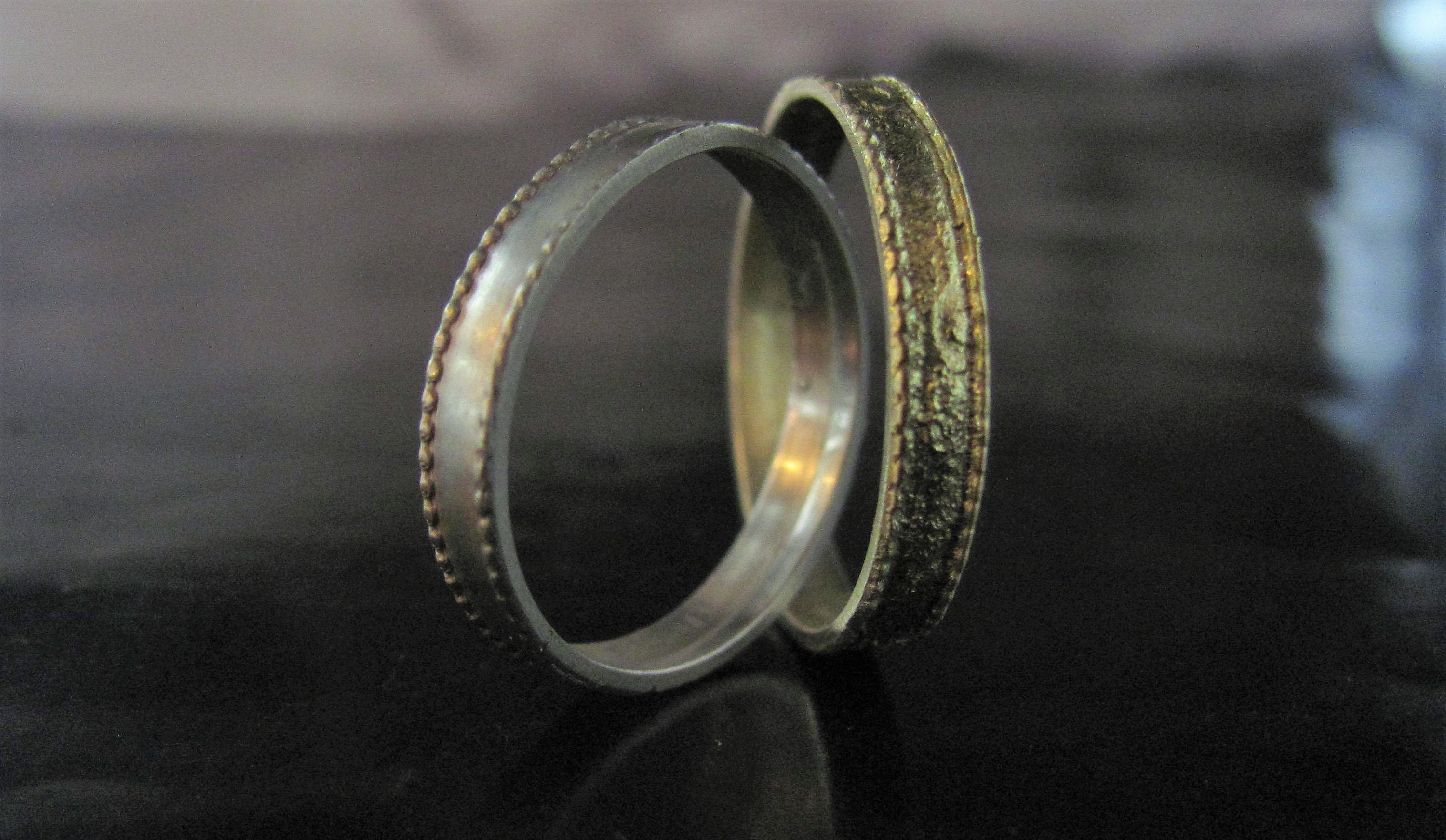 Wedding Ring - Unisex 14k Solid Yellow Gold Wedding Band - Handmade - Etsy