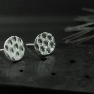 Stud earrings. Sterling Silver earrings. Earrings for women/girls. Handmade earrings.
