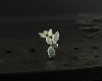 Stud earrings. Sterling Silver earrings. Earrings for women/girls. Handmade earrings.