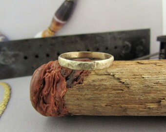Solid 14K Gold Wedding Ring | Yellow, White, Rose Options | Minimalist Band