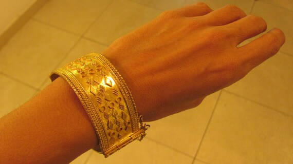 Bracelet En Or Jaune 14 Carats - Occasion En Très Bon état - Sans Marque