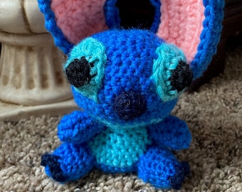 Stitch Stuffie Mini-Size, Ganchillo