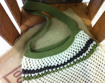 Market Tote Bag, Knitted