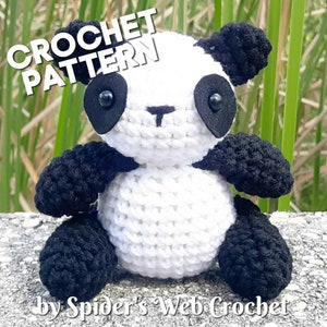 Crochet Pattern: Panda Doll Amigurumi Plush Toy - Digital Download PDF File