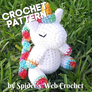 Crochet Pattern: Unicorn Amigurumi Plush Toy - Digital Download PDF File