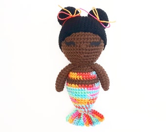 black mermaid doll