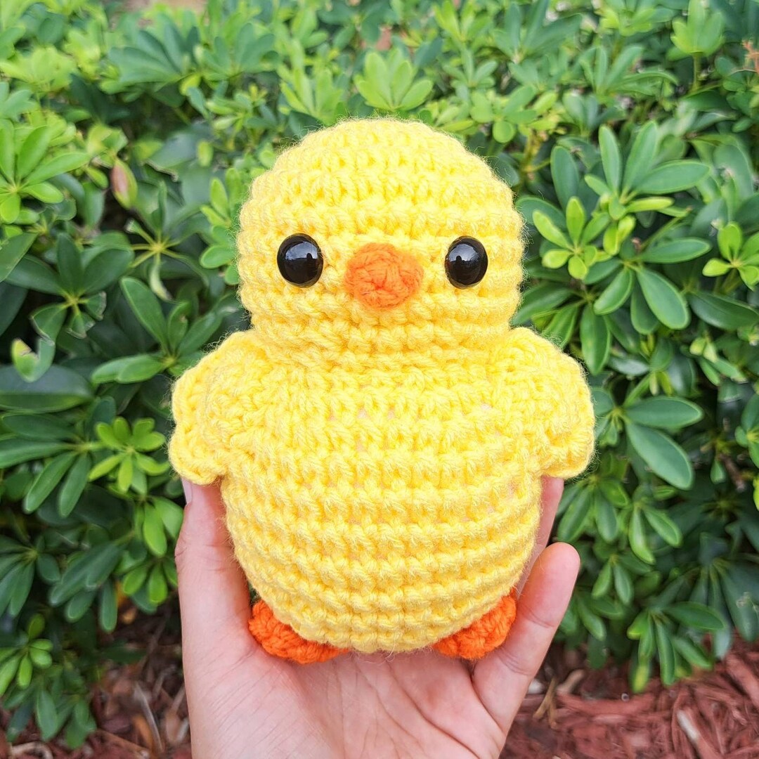 Baby Chick Plush Stuffed Decoration Plushie Toy 5 Inches Handmade ...
