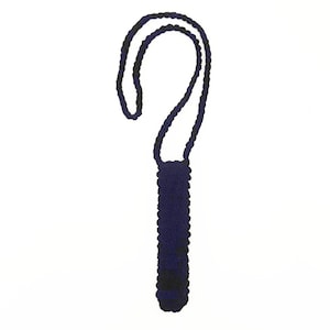 E-Cig Lanyard Vape Holder Handmade Crocheted 100% Cotton Yarn 5 Inches Long Body 15 Strap Drop Necklace Custom Color image 3
