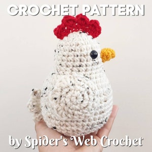 Crochet Pattern: Chicken Amigurumi Plush Toy Digital Download PDF File image 2