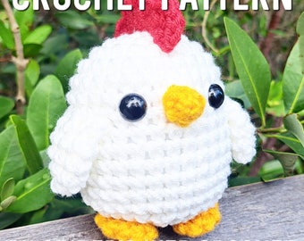 Crochet Pattern: Baby Chicken Amigurumi Plush Toy - Digital Download PDF File