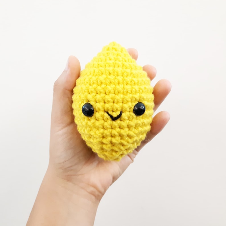 stuffed lemon toy