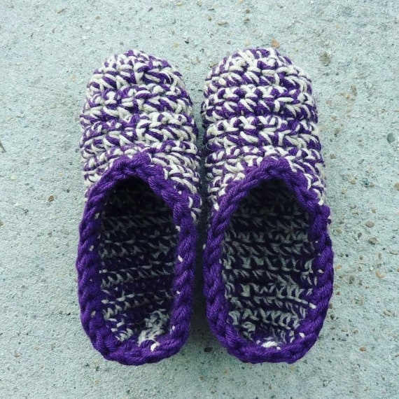 dark purple slippers