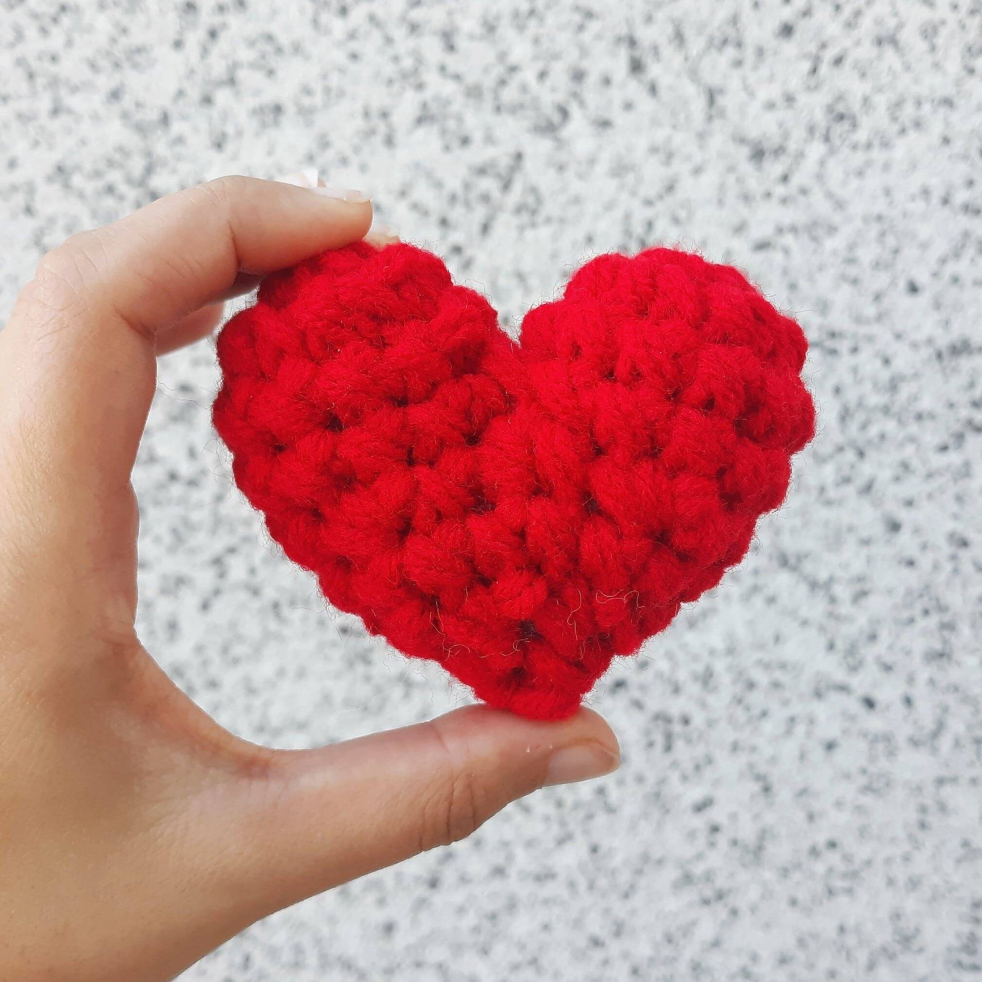 Heart Plush Stuffed Heart Plushie Toy Small 2 Inches Etsy