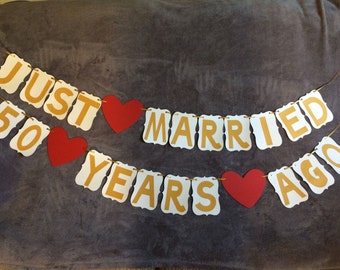 anniversary banner etsy