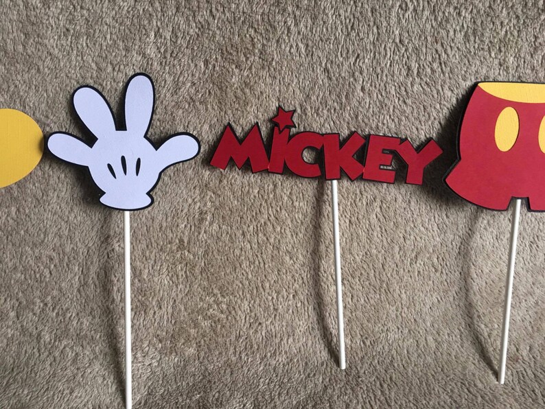 and Hand Free shipping Mickey Mickey head,Shoe Personalized with age Pants 5 Mickey Mouse centerpices