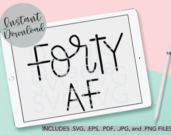 Download Forty svg | Etsy