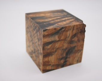 Luxury Olive Wood Engagement Ring Box, Amazing Figure, Velvet Interior, Handmade Wedding Ring Bearer