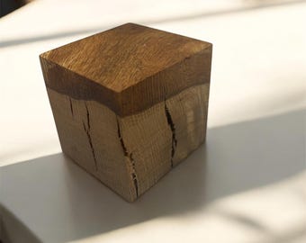 Natural handcrafted original Pippy Oak Burr ring box, exquisite unique rustic proposal box ,wedding, engagement ring holder anniversary(155)