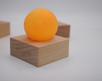 Wooden Golf Ball Display Stand ,Handmade Golf Memorabilia Showcase  Gift for Golfer, Dad, Retirement (Lime wood)
