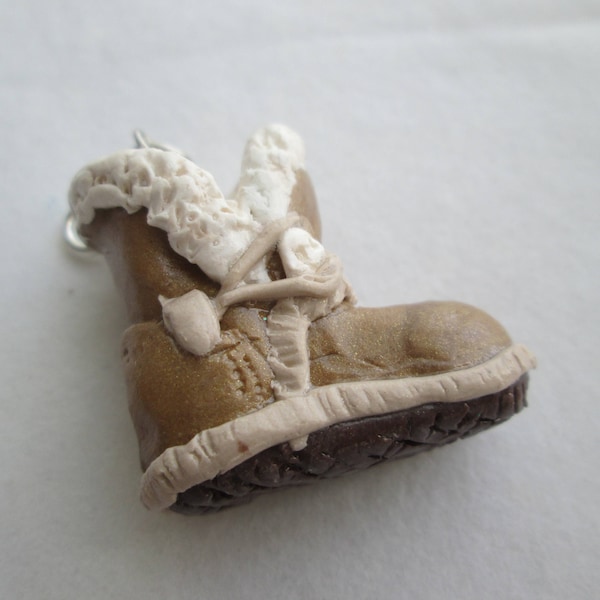 Miniature Ugg Boot, Kawaii Boot, Ugg Boot Charm, Cute Boot Charm