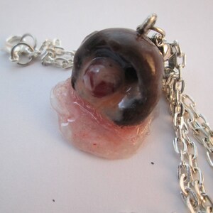 Miniature food jewelry, miniature cherry cordial,Miniature sweets,cherry cordial necklace