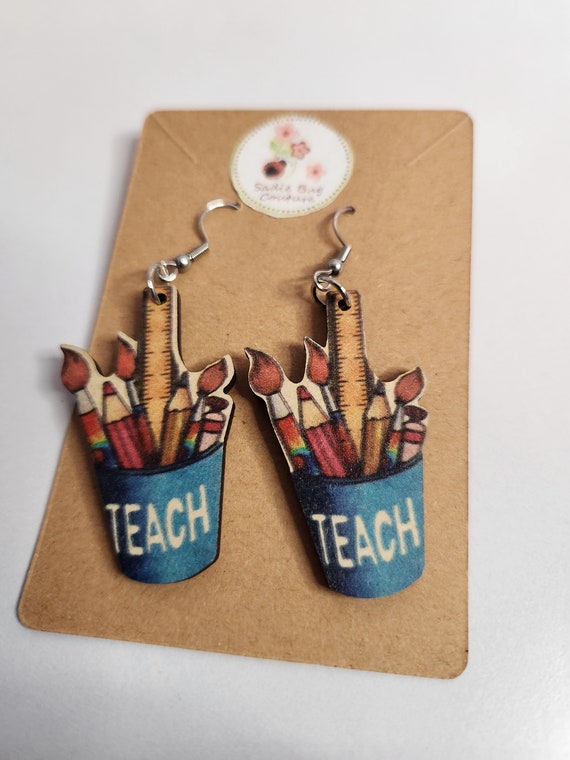 Teacher appreciation earrings