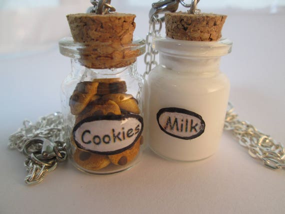 BFF Cookies & Milk, Cookies and Milk BFF Necklaces