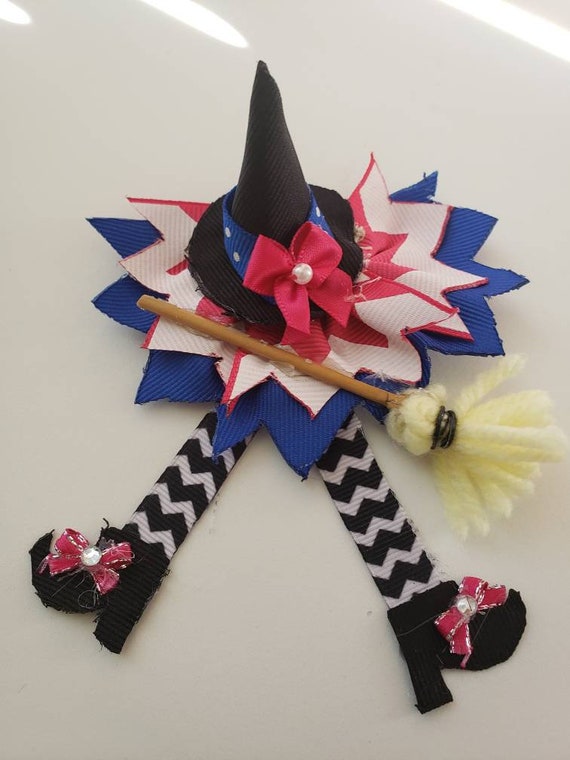 Witch ribbon sculpture