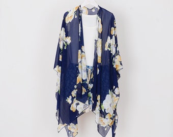 navy kimono,kimono jacket,beach kimono,boho kimono,cardigan,chiffon cover up,chiffon kimonos,cover up,dress kimono,kimono cardigan,kimono