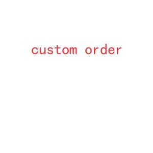 May include: White background with the red text "custom order". The text is centered and in a sans-serif font. The image is a simple graphic, likely for an e-commerce listing.