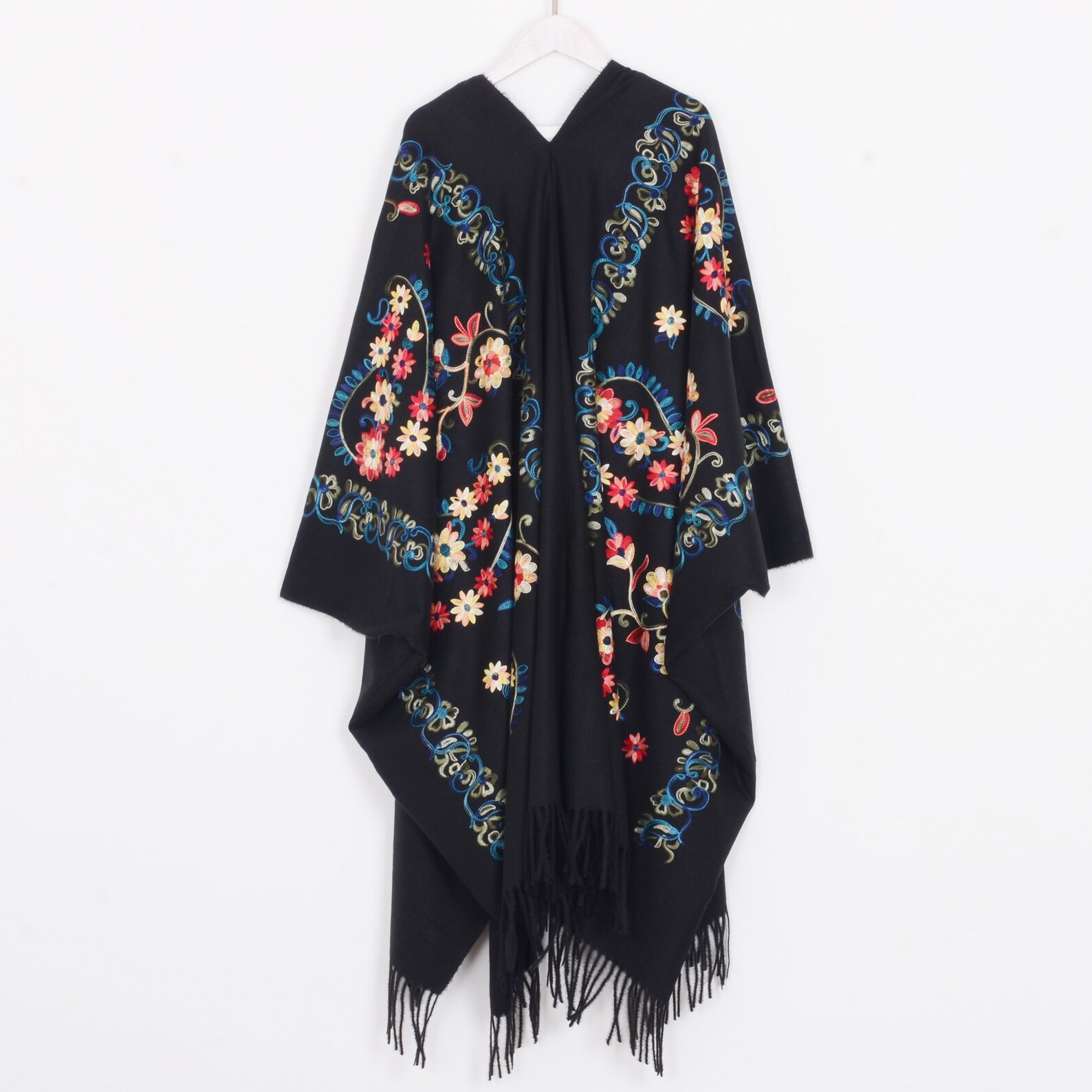 Winter kimonos for womenblack paisley kimono Etsy