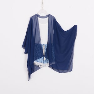 chiffon kimono,navy kimono jacket,beach kimono,boho kimono,cover up,chiffon kimonos,cover up,dress kimono,kimono cardigan,kimono,CF039