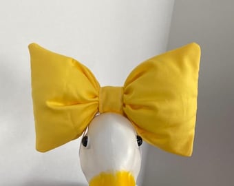 Puffy Bows for the Porch Geese