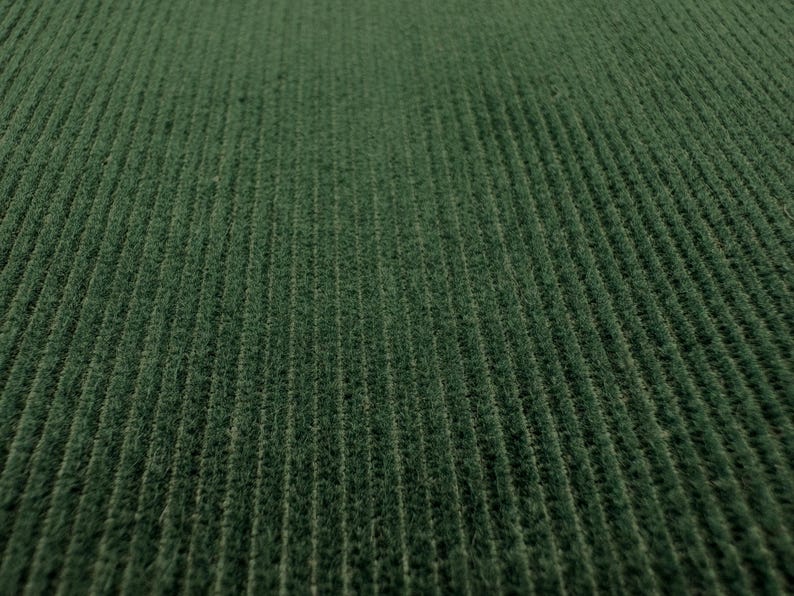 Forest Green Corduroy Vintage Fabric Regular Wale Pillow Cushion Chair ...
