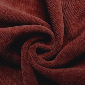 Dark rust upholstery fabric flat wale price 17.5" piece 56"w